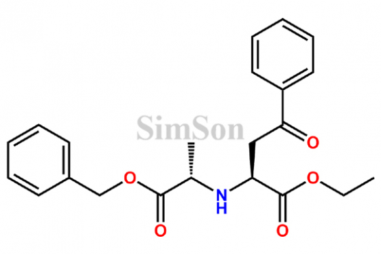 Ethyl (alphaS)-alpha-[[(1S)-1-methyl-2-oxo-2-(phenylmethoxy)ethyl]amino]-gamma-oxobenzenebutanoate