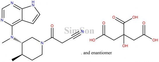 Tofacitinib (3S,4R/3R,4S)mixture of Isomer citarte salt