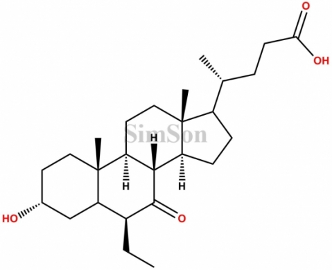 6-beta-Ethyl-7-oxo-lithocholic Acid