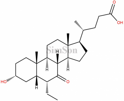 3alpha-hydroxy-7-keto-6alpha-ethyl-5beta-cholanic acid