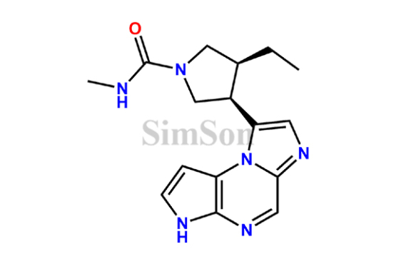 (3S,4R)-methyl-3-ethyl-4-(3H-imidazo[1,2-a]pyrrolo[2,3-e]pyrazin-8-yl)-pyrrolidine-1-carboxamide