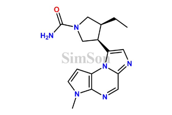 (3S,4R)-3-ethyl-4-(3-methyl-3H-imidazo[1,2-a]pyrrolo[2,3-e]pyrazin-8-yl)-pyrrolidine-1-carboxamide