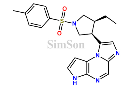 8-((3R,4S)-4-ethyl-1-tosylpyrrolidin-3-yl-3H-imidazo[1,2-a]pyrrolo[2,3-e]pyrazin