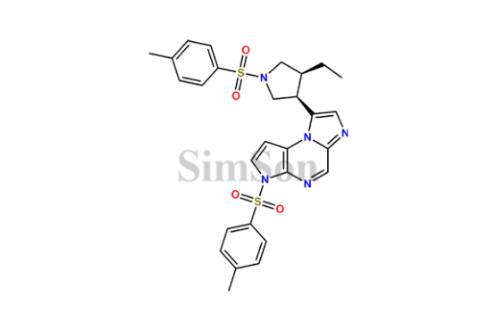 8-((3R,4S)-4-ethyl-1-tosylpyrrolidin-3-yl)-3-tosyl-3H-imidazo[1,2-a]pyrrolo[2,3-e]pyrazin