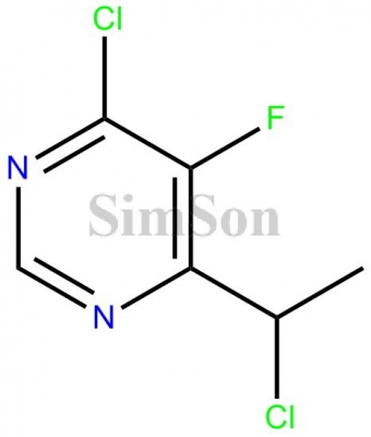 4-chloro-6-(1-chloroethyl)-5-fluoropyrimidine