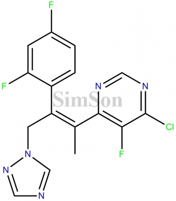 (E)-4-chloro-6-(3-(2,4-difluorophenyl)-4-(1H-1,2,4-triazol-1-yl)but-2-en-2-yl)-5-fluoropyrimidine