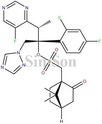 (2R,3S)-2-(2,4-difluorophenyl)-3-(5-fluoropyrimidin-4-yl)-1-(1H-1,2,4-triazol-1-yl)butan-2-yl ((1R,4S)-7,7-dimethyl-2-oxobicyclo[2.2.1]heptan-1-yl)methanesulfonate