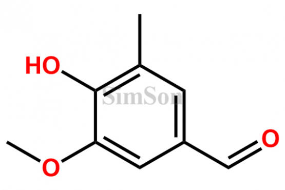 4-Hydroxy-3-methoxy-5-methyl benzaldehyde