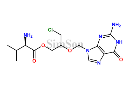(2RS)-2-[(2-amino-6-oxo-1,6-dihydro-9H-purin-9-yl)methoxy]-3-chloropropylD-valinate