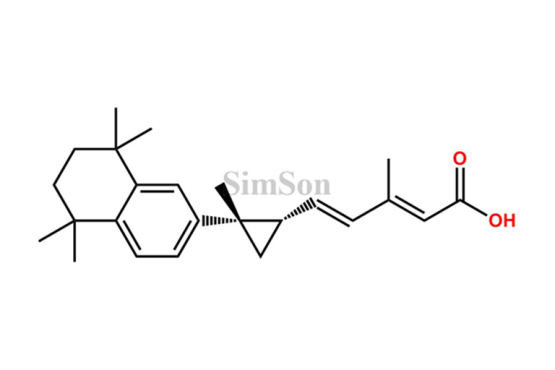 (2E,4E)-3-methyl-5-((1S,2S)-2-methyl-2-(5,5,8,8-tetramethyl-5,6,7,8-tetrahydronaphthalen-2-yl)cyclopropyl)penta-2,4-dienoic acid