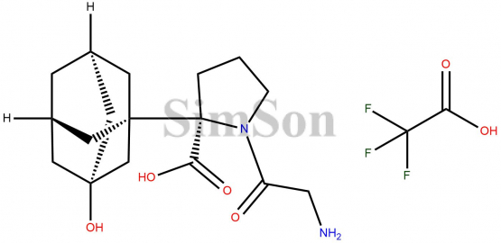 Vildagliptin Carboxylic Acid- Trifluoroacetate Salt