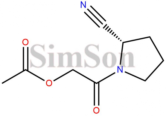 (S)-2-(2-cyanopyrrolidin-1-yl)-2-oxoethyl acetate
