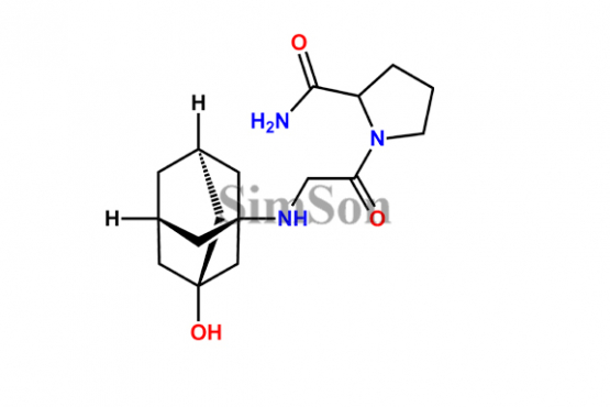 1-(((1r,3S,5R,7S)-3-Hydroxyadamantan-1-yl)glycyl)pyrrolidine-2-carboxamide