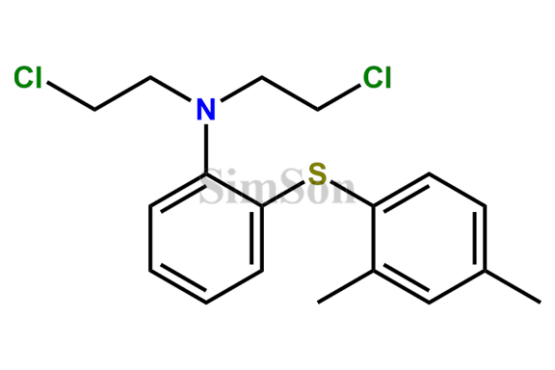 N,N-Bis(2-chloroethyl)-2-[(2,4-dimethylphenyl)thio]-benzenamine
