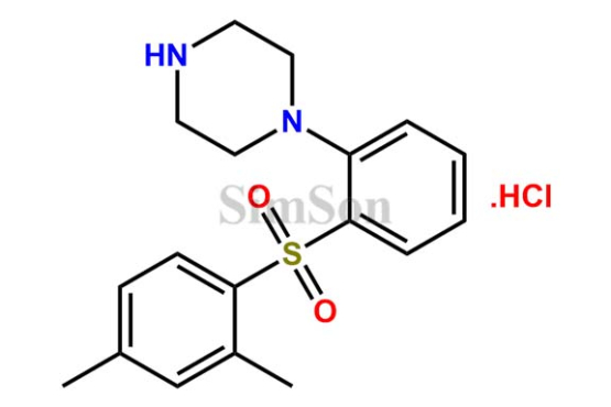 1-(2-((2,4-Dimethylphenyl)sulfonyl)phenyl)piperazine hydrochloride