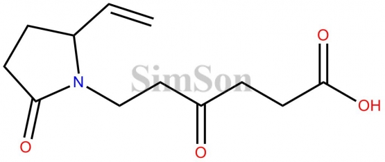 4-Oxo-6-(2-oxo-5-vinylpyrrolidin-1-yl)hexanoic Acid