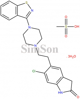 Ziprasidone mesilate trihydrate