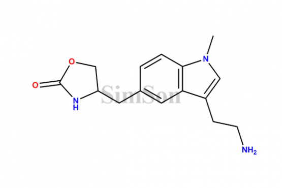 N-Methyl-2-[5-(2-oxo-1,3-oxazolidin-4-yl-methyl)-1H-indol-3-yl]ethyl amine