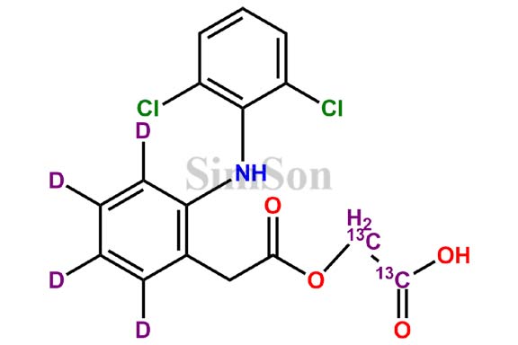 Aceclofenac 13C2 D4