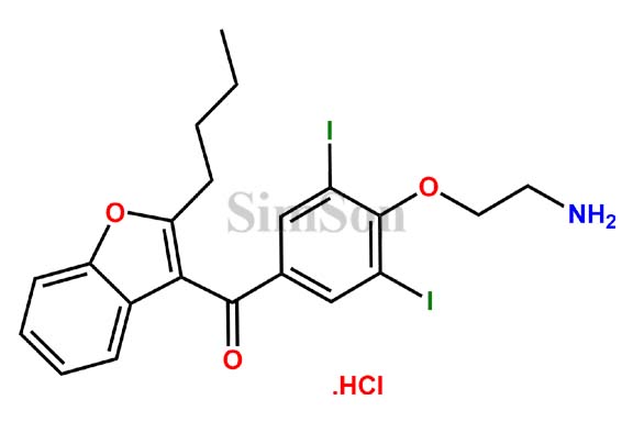 Amiodarone Didesethyl Impurity Hydrochloride