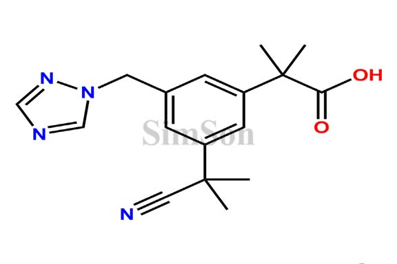 Anastrozole Monoacid Mononitrile