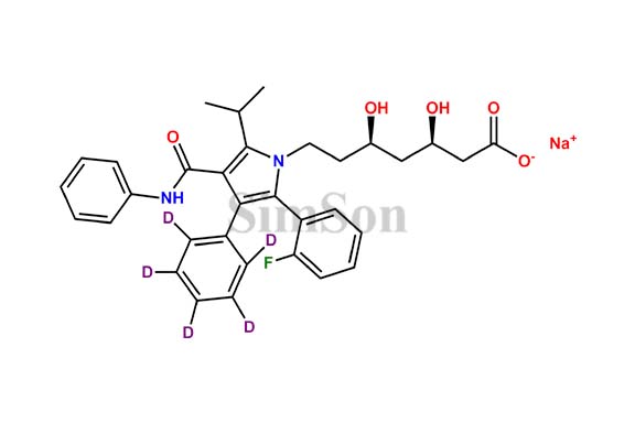 2-Fluoro Atorvastatin Sodium D5