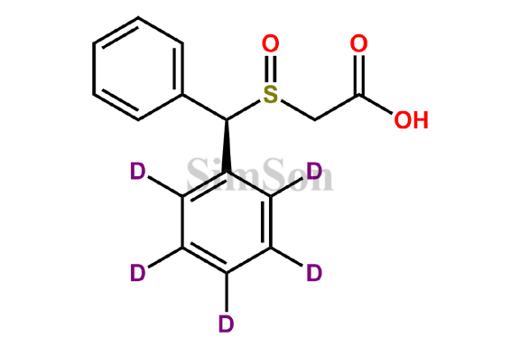 (R)-(-)-Modafinil D5 Acid