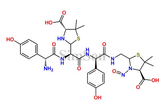 N Nitroso Dimer of Amoxicilloic & Amoxilloic acid