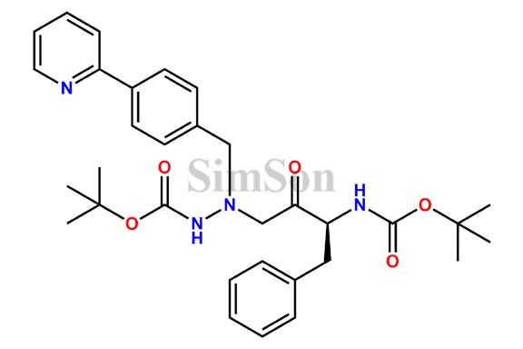 Atazanavir N,N-Di-BOC-Protected Keto Diamine Impurity