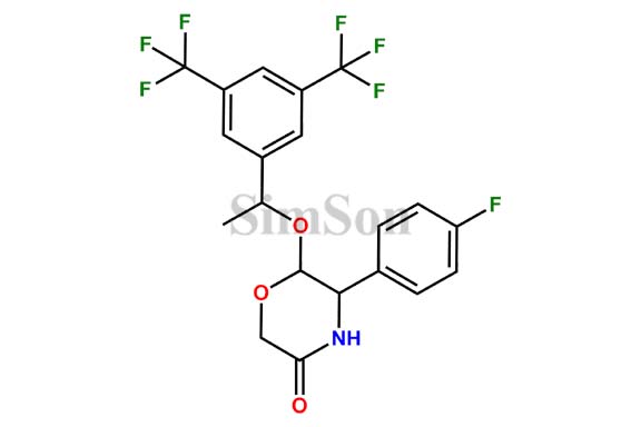 N-dealkylated carbonyl aprepitant (mixture of diasteroemers)