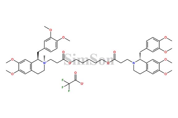 Atracurium Impurity A2 (cis-Monoquatenary) Trifluoroacetate