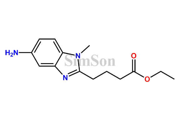 Bendamustine Intermediate(1-Methyl-5-amino-1H-benzimidazole-2-butanoic acid ethyl ester)