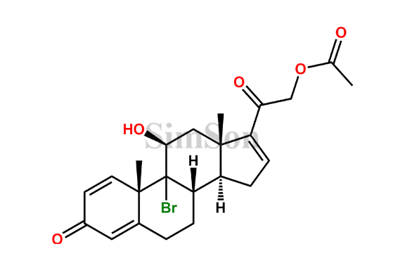 (11beta)-21-(acetyloxy)-9-bromo-11-hydroxy-Pregna-1,4,16-triene-3,20-dione