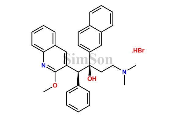 Bedaquiline Des-Bromo Diastereomer Impurity 2 Hydrobromide