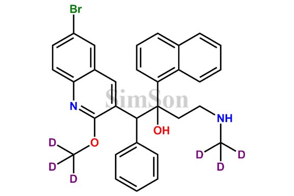 Rac-N-Desmethyl bedaquiline D6