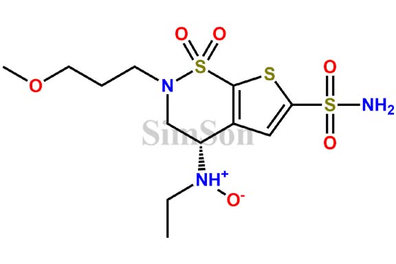 (R,4S)-N-ethyl-2-(3-methoxypropyl)-6-sulfamoyl-3,4-dihydro-2H-thieno-[3,2-e][1,2]thiazin-4-amine oxide 1,1-dioxide