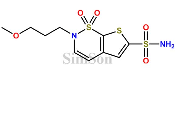 2-(3-methoxypropyl)-2H-thieno[3,2-e][1,2]thiazine-6-sulfonamide 1,1-dioxide