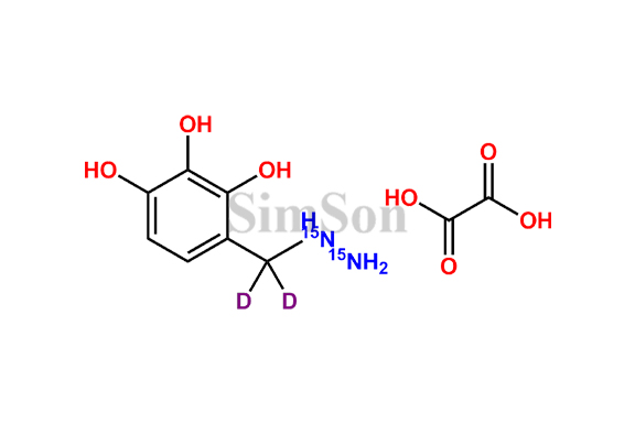 Trihydroxybenzyl Hydrazine 15N2 D2 Oxalate