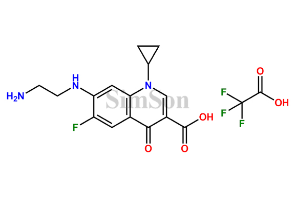 Ciprofloxacin EP Impurity C Trifluroacetic acid