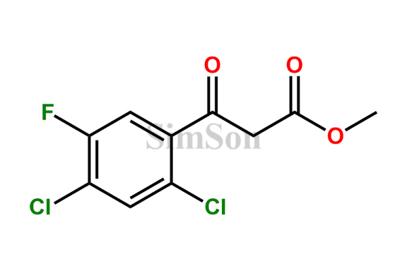 methyl 2,4-dichloro-5-fluoro-benzoyl acetate
