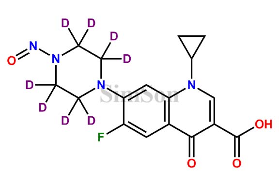 N-Nitroso Ciprofloxacin D8