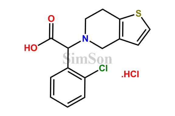 rac-Clopidogrel Carboxylic Acid Hydrochloride