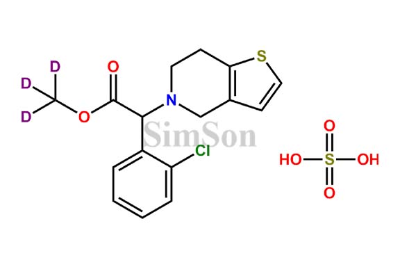 rac-Clopidogrel D3 Sulfate