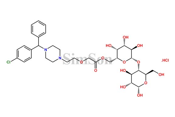Cetirizine Lactose Ester Hydrochloride (Mixture of alpha and beta Isomers)