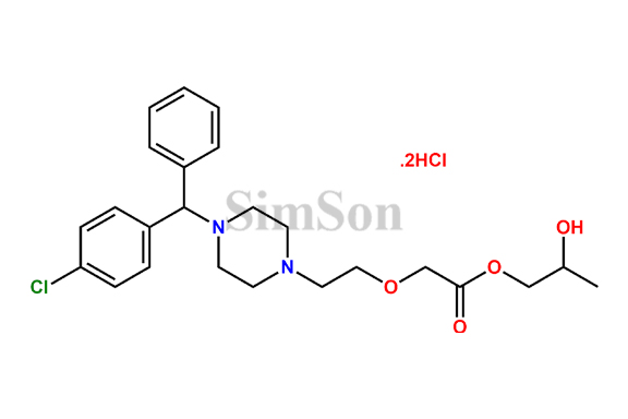 Cetirizine Propanediol Ester Impurity Dihydrochloride