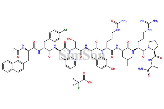 4-D-Ser Cetrorelix Trifluoroacetate