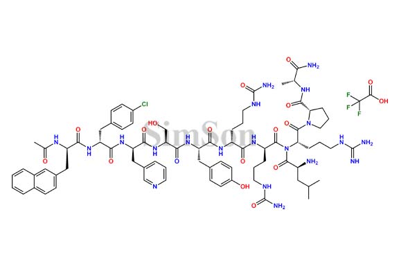 Endo-D-Cit-Cetrorelix Trifluoroacetate