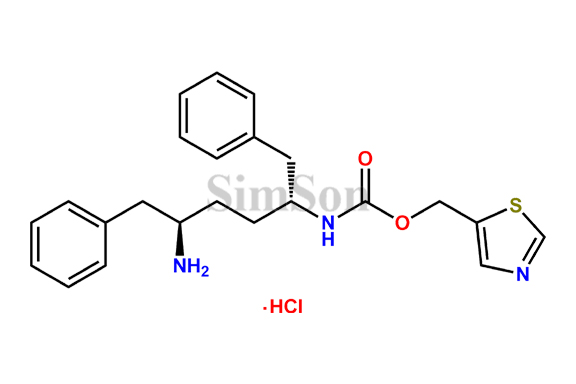 N-[(1R,4R)-4-Amino-5-phenyl-1-(phenylmethyl)pentyl]carbamic acid 5-thiazolylmethyl ester hydrochloride