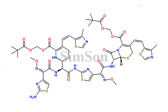 Cefditoren open ring dimer