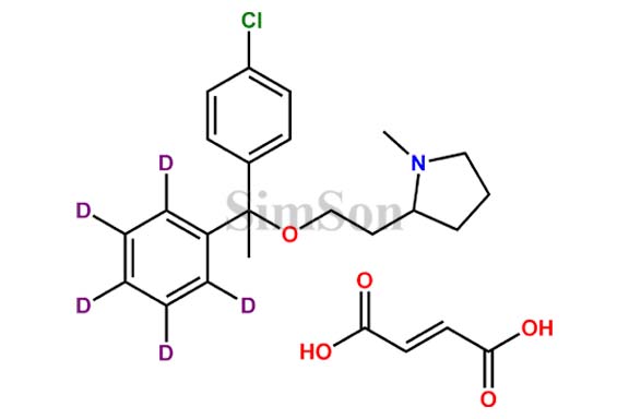 Clemastine D5 Fumarate Racemic